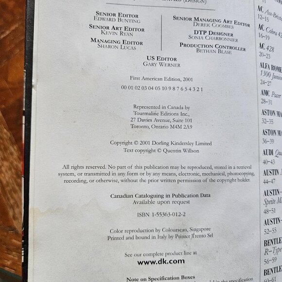 Quentin Willson's Cool Cars - Hardcover By Willson, Quentin - Picture 2 of 5